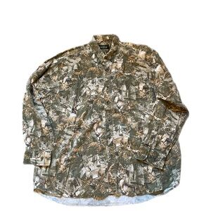 Vintage Redhead Camo Deer Button Up